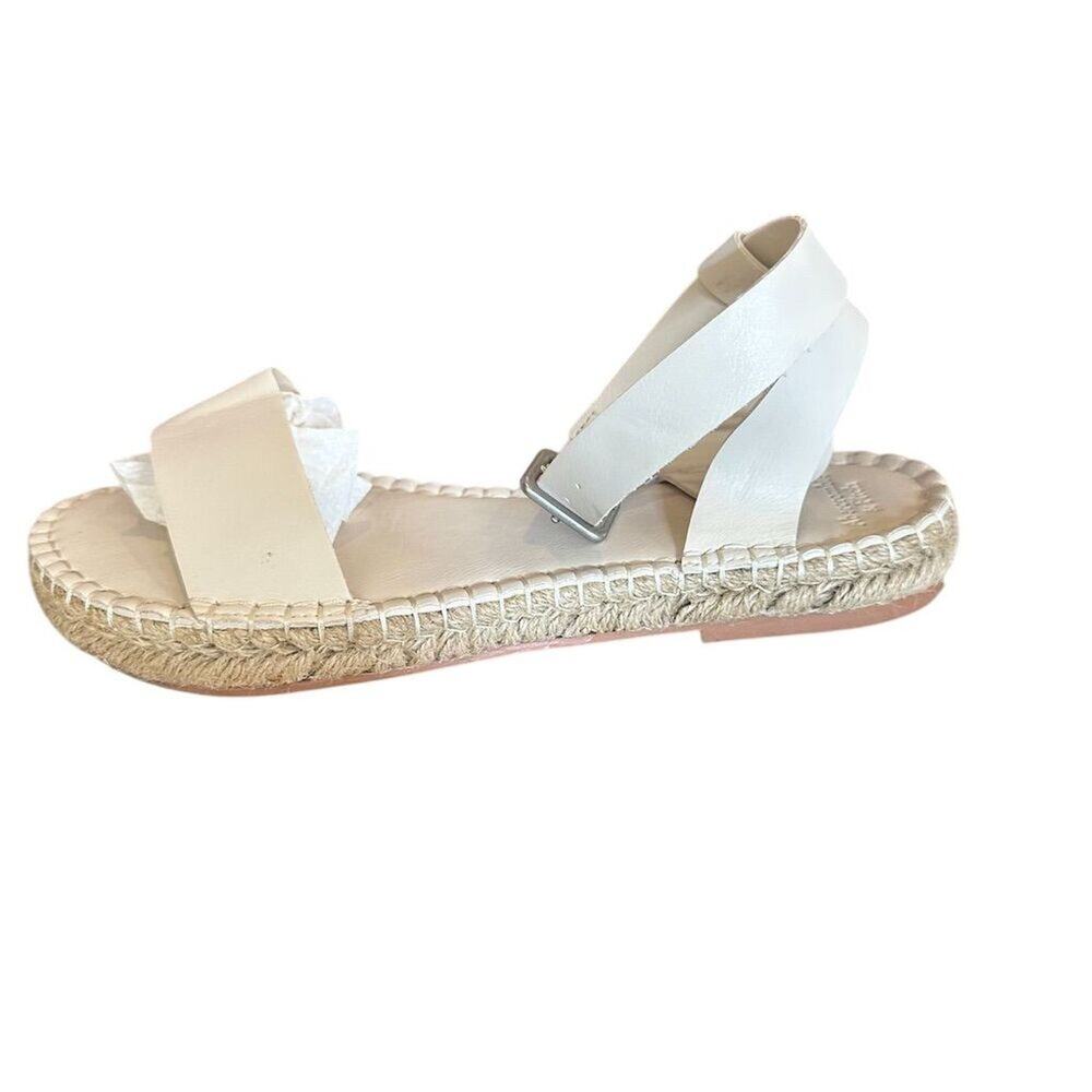 Abercrombie‎ & Fitch Women's Espadrille Sandals Beige Size 8/9 Summer Casual - Picture 3 of 12